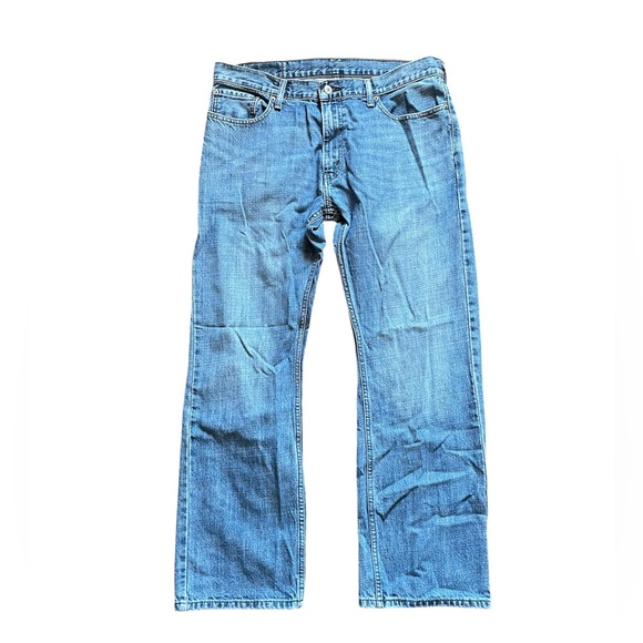 Levi’s 505 Medium Wash Straight Leg Jeans • Men Size 36x30 - Picture 1 of 7